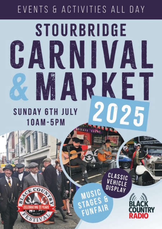 Stourbridge Carnival and Market 2025